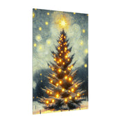 Glowing Christmas Tree Canvas