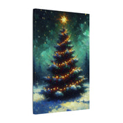 Glowing Christmas Tree Canvas