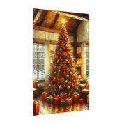 Christmas Tree by the Hearth Canvas