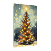 Glowing Christmas Tree Canvas