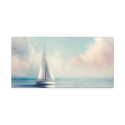 Pastel Mist Sailboat Canvas