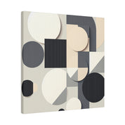 Clustered Forms Abstract Canvas