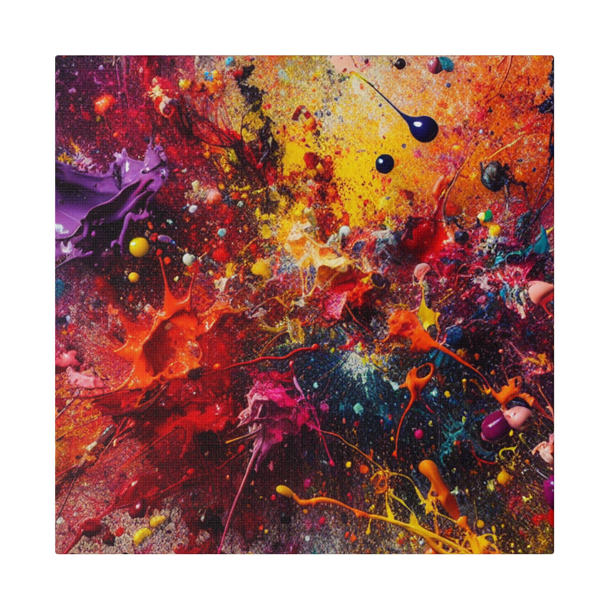 Splatter Pulse Canvas