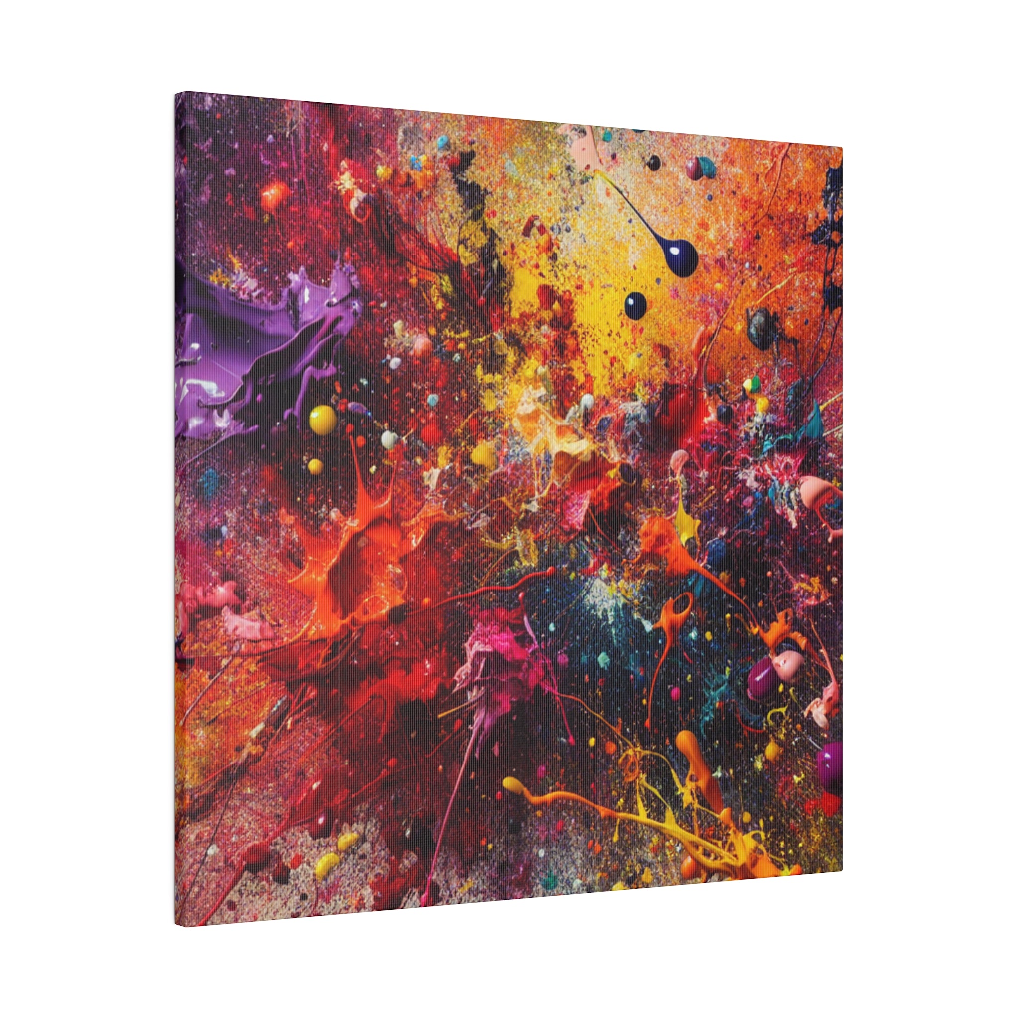 Splatter Pulse Canvas