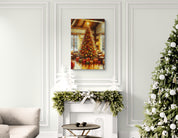 Christmas Tree by the Hearth Canvas