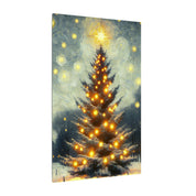Glowing Christmas Tree Canvas