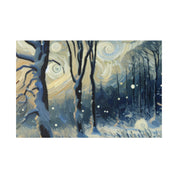 Where Snow Meets Light Canvas