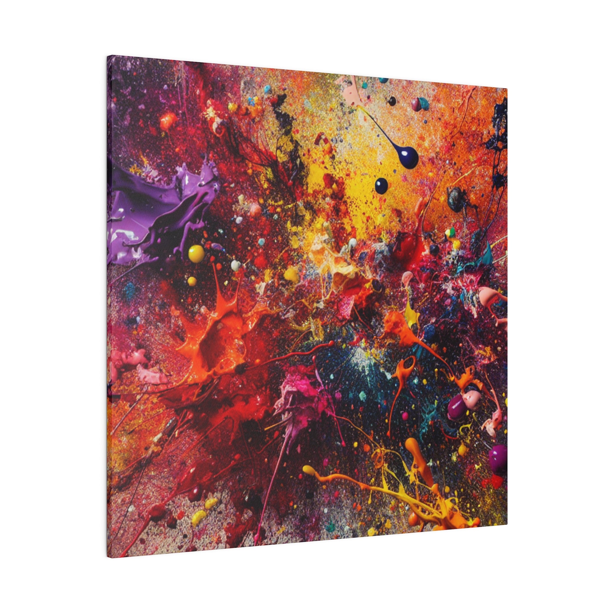 Splatter Pulse Canvas