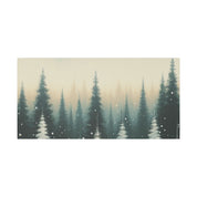 Winter Pine Tree Skyscape Canvas