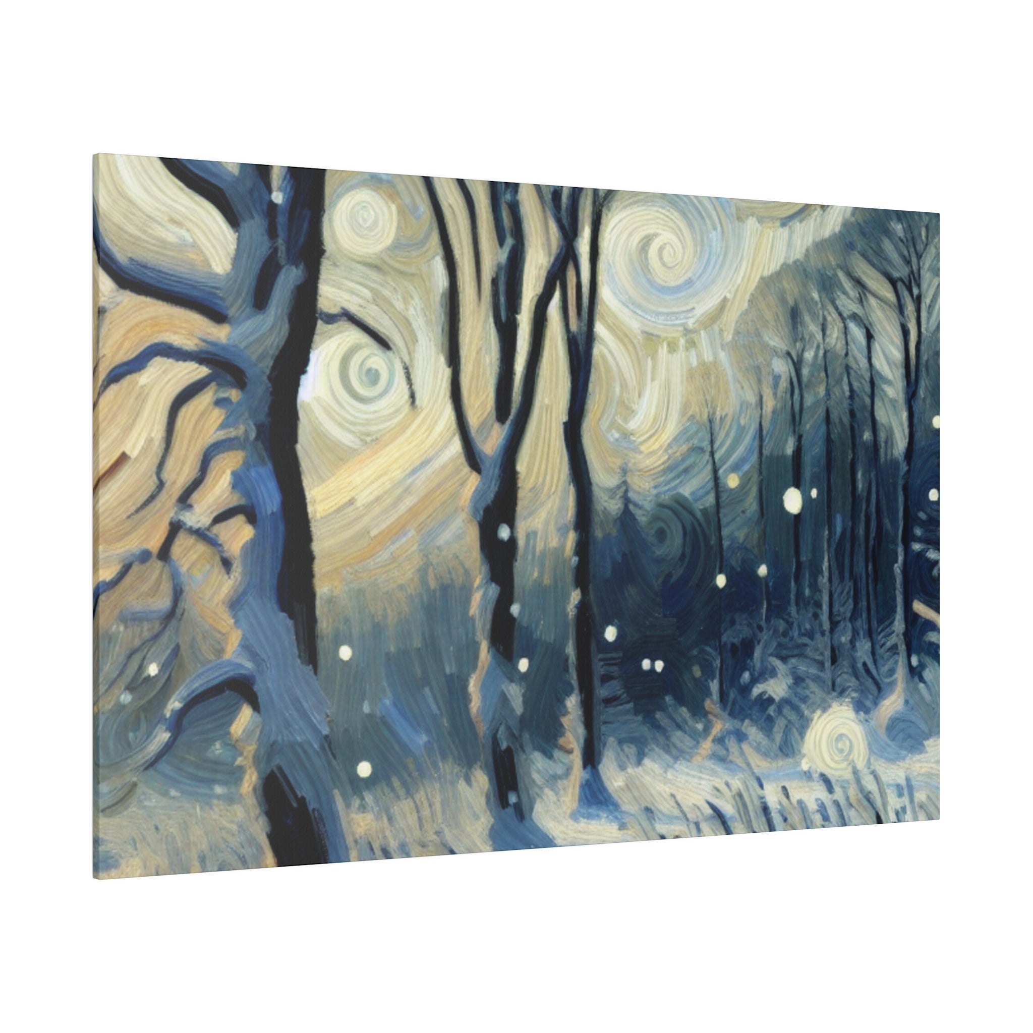 Where Snow Meets Light Canvas