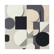 Clustered Forms Abstract Canvas