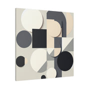 Clustered Forms Abstract Canvas