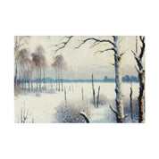 An Expressionist Snowscape Chronicle Winter Painting Canvas