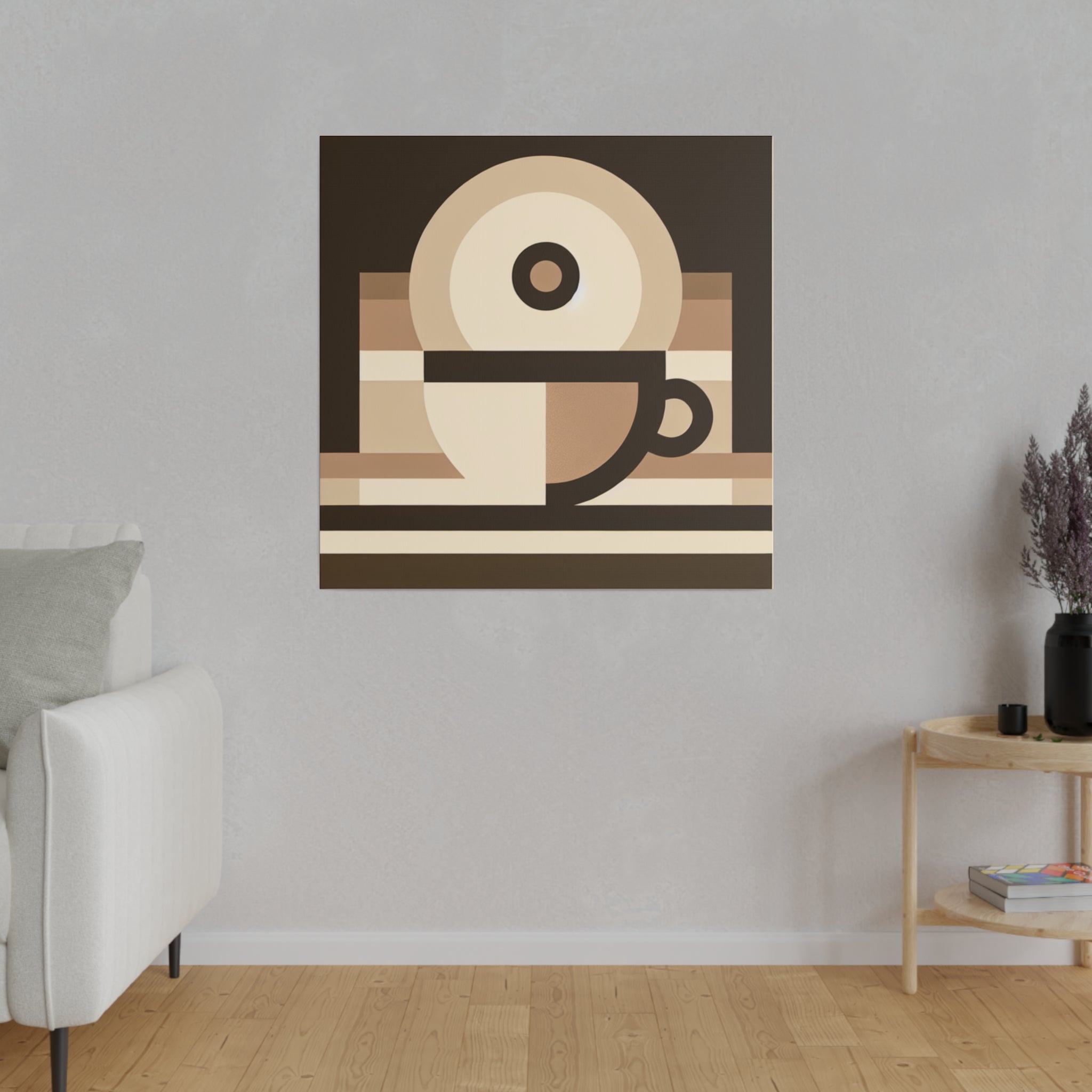 Sleek Aesthetics Coffee Canvas Coffee Wall Art Canvas