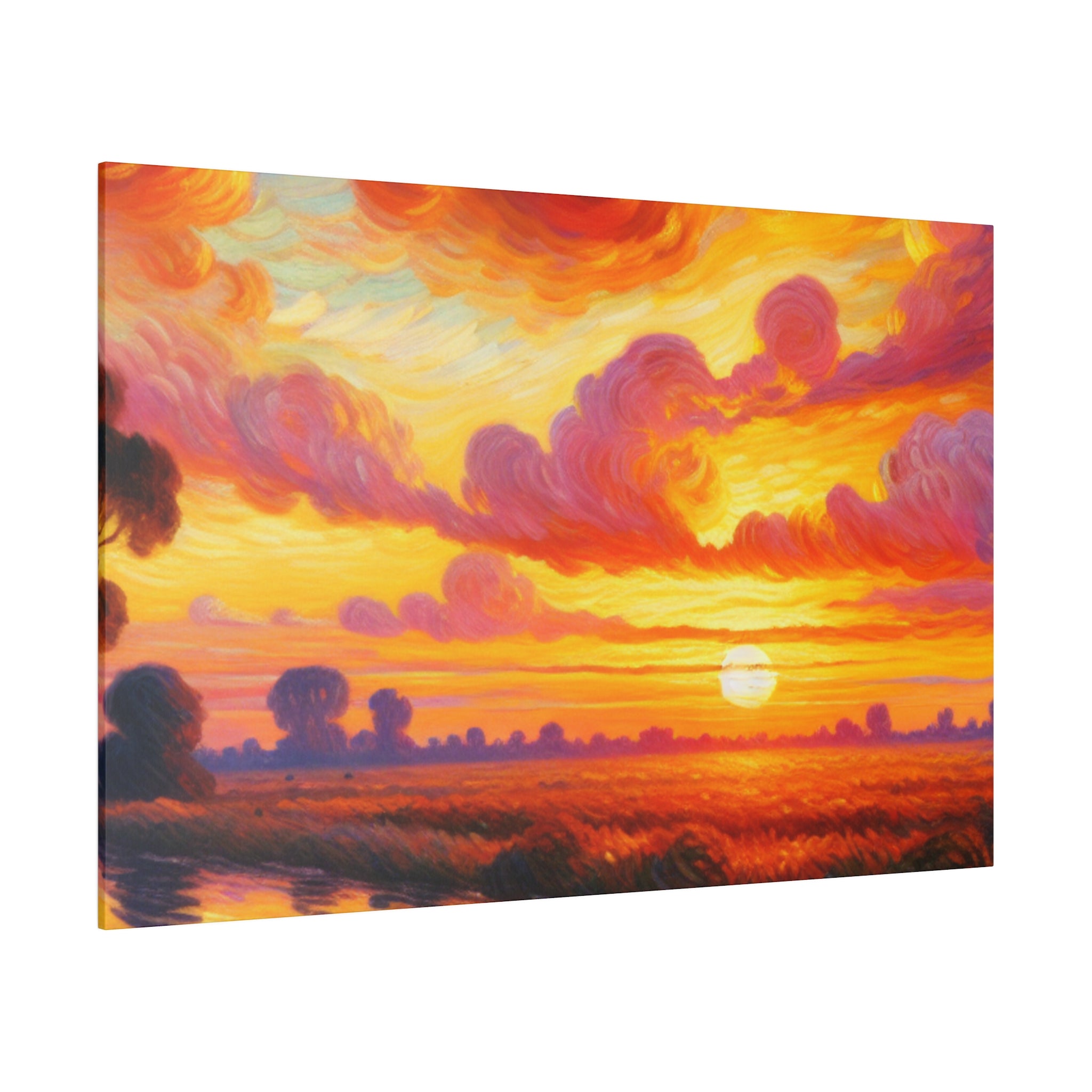 Solaris Meltdown Harmony Sunset Painting Canvas