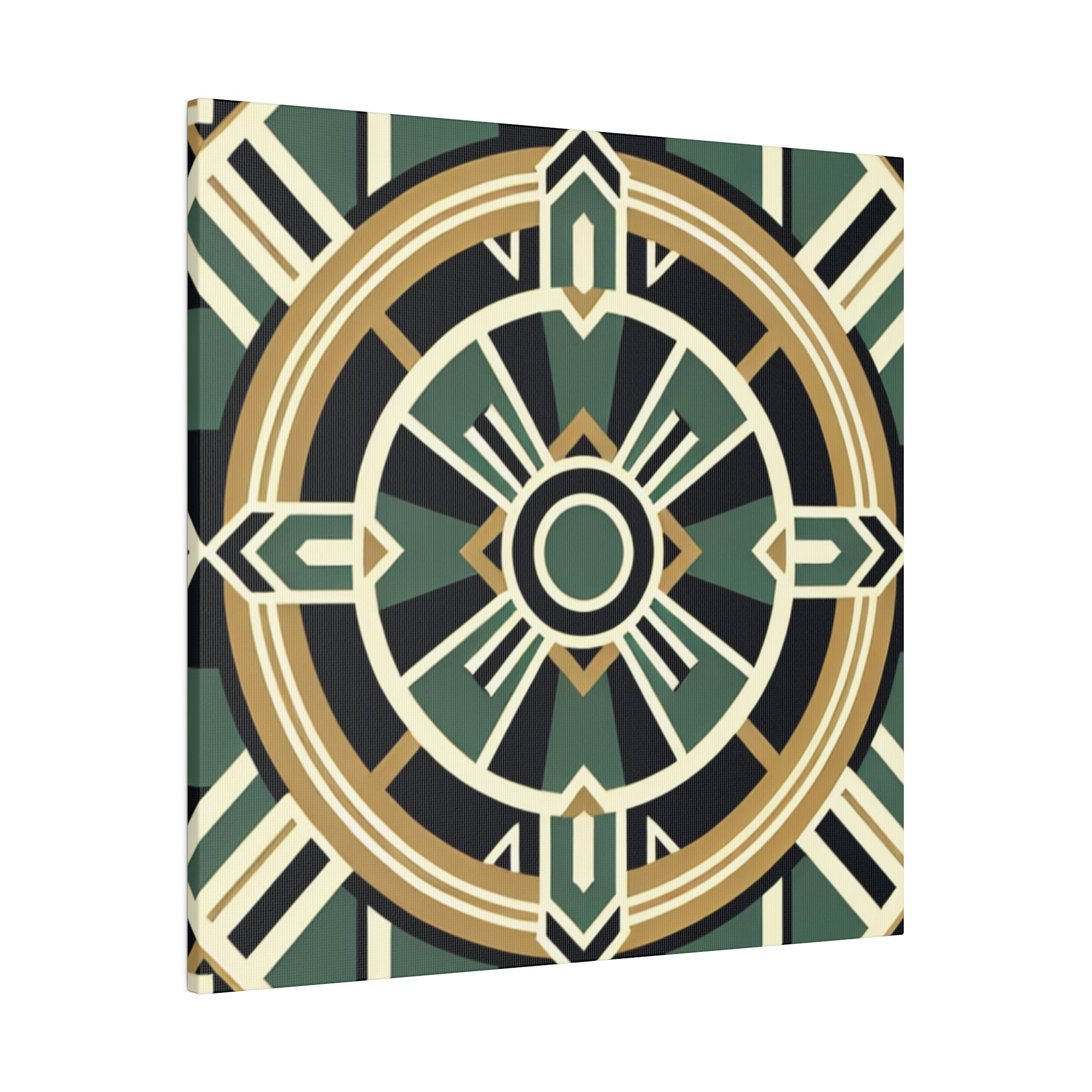 Gatsby Glamour Deco Pattern Art Deco Wall Art Canvas