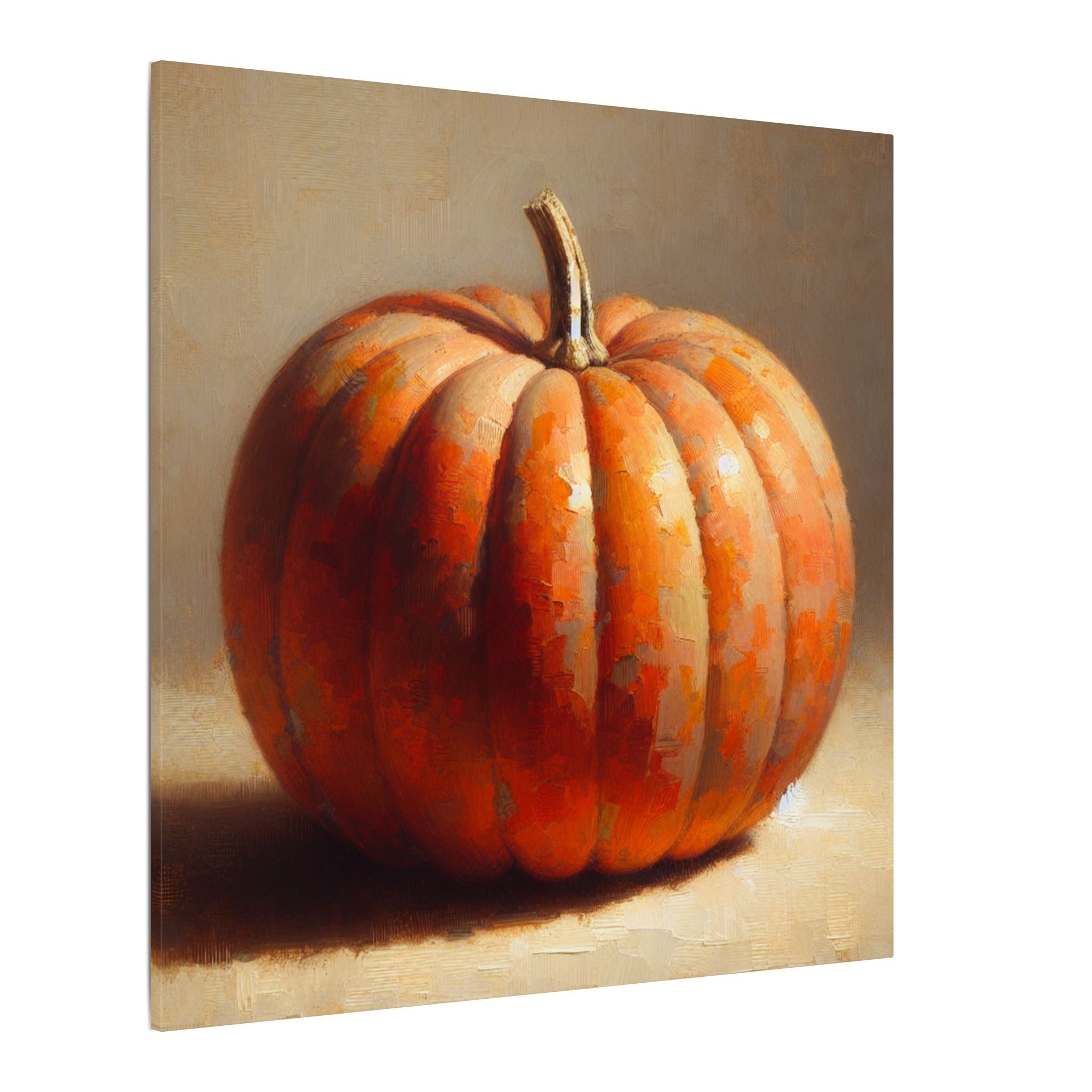 Autumn Quiet Pumpkin Canvas