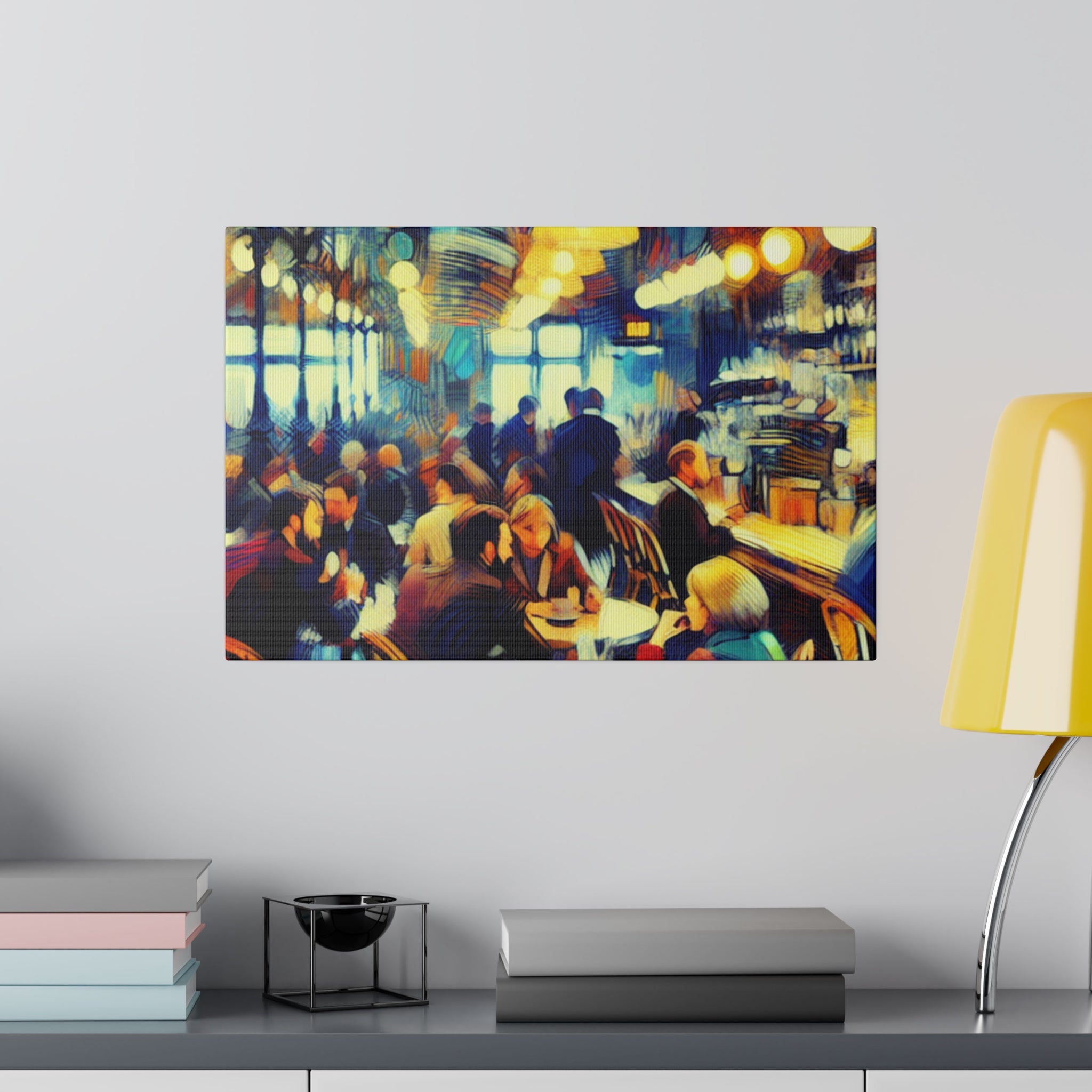 Morning Brew Muse Cafe Artwork Canvas