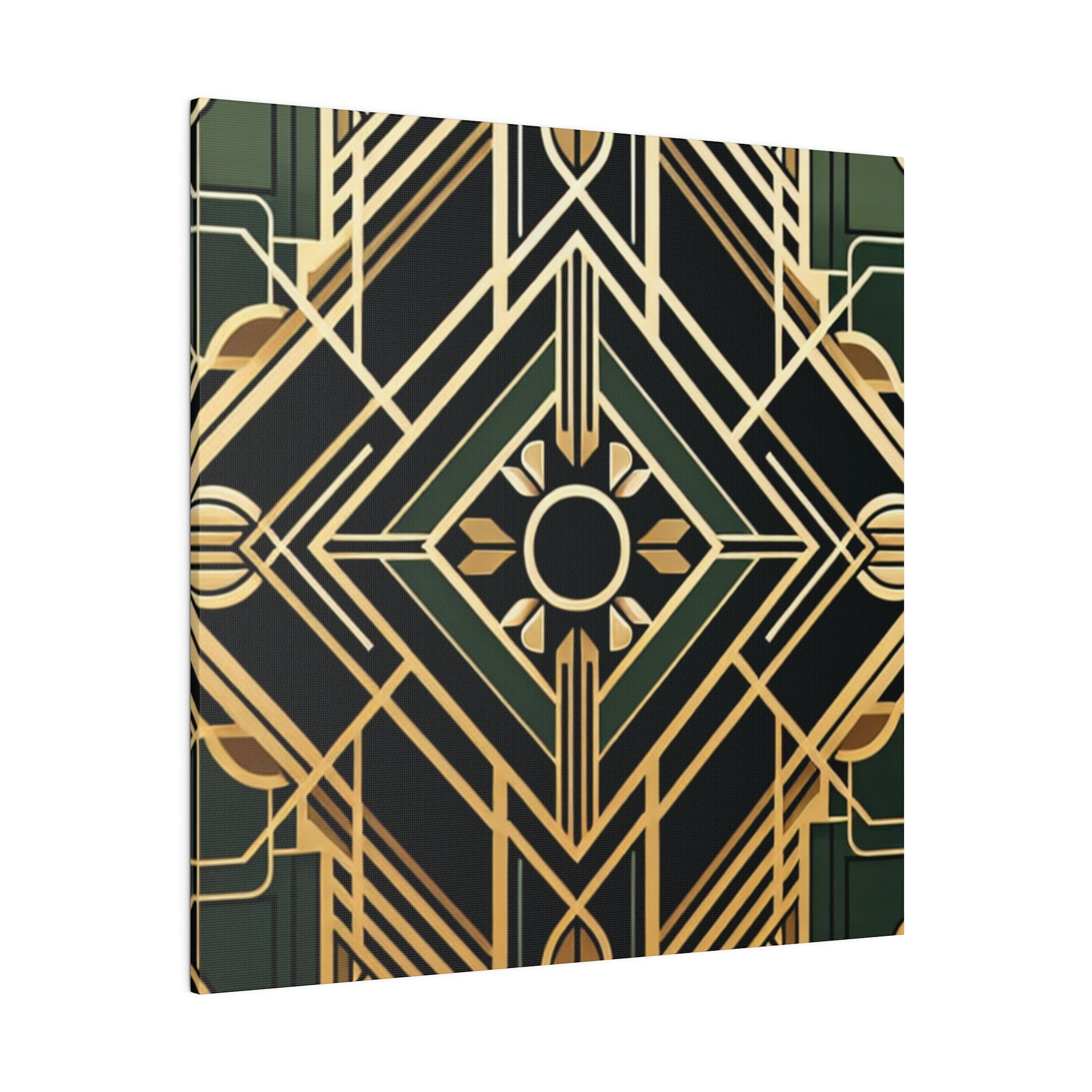 Gatsby Jazz Geometry Art Deco Wall Art Canvas