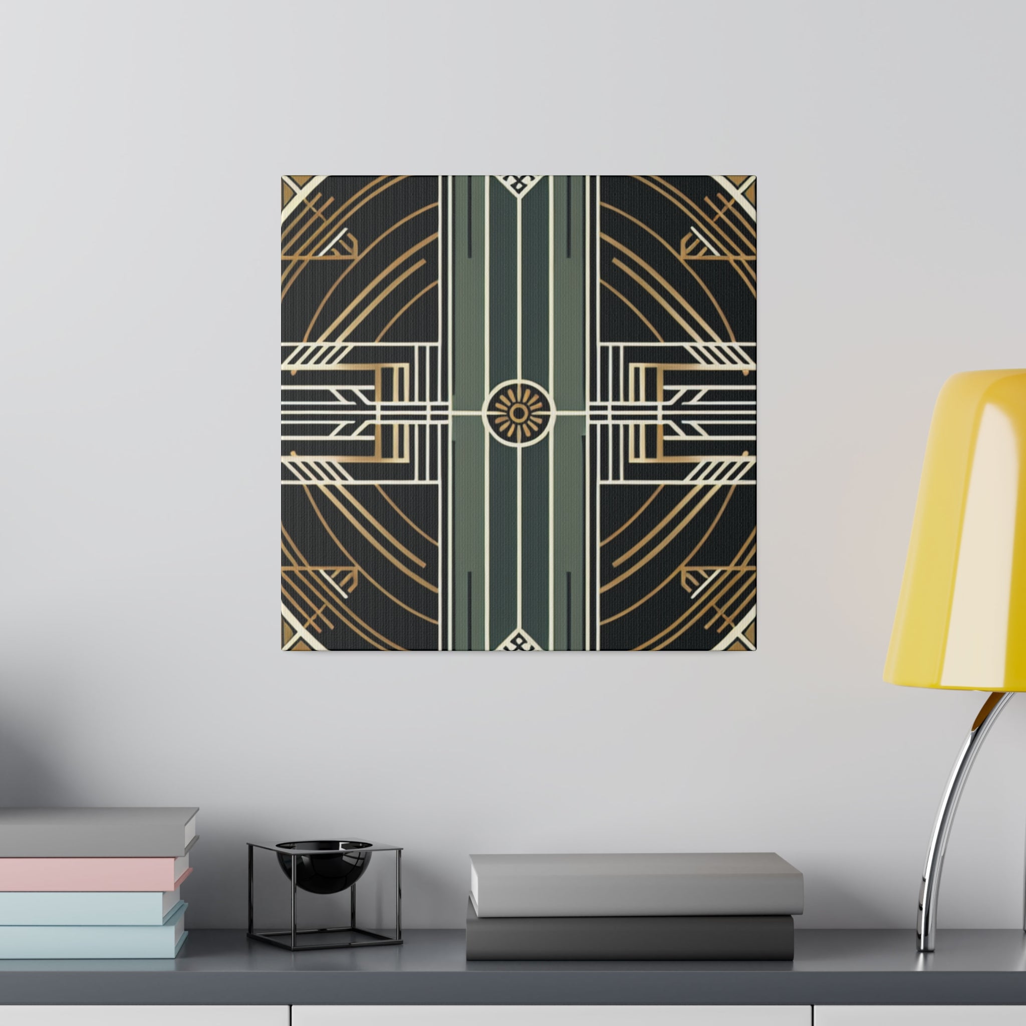 Deco Elegance Symphony Art Deco Wall Art Canvas