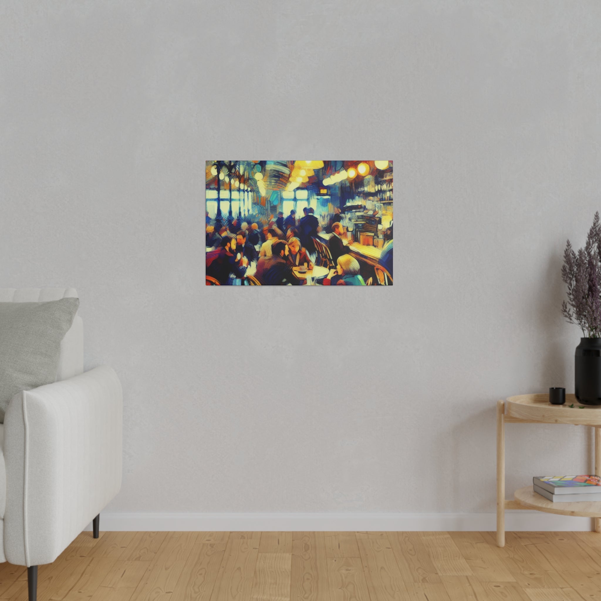 Morning Brew Muse Cafe Artwork Canvas