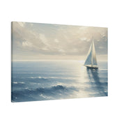 Serenity Sails Sailboat Painting Canvas