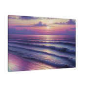 Tide Whispers Beach Painting Canvas