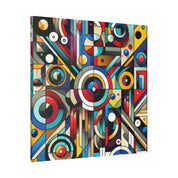 Radiant Spectrum Geometry Geometric Painting Canvas