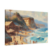 Seaside Reverie Beach Painting Canvas