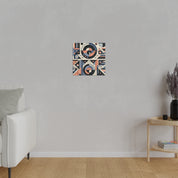 Geometry Extravaganza Geometric Painting Canvas