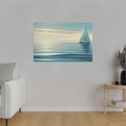 Tranquil Voyage Sailboat Painting Canvas