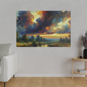 Stormscape Ethereal Euphoria Landscape Painting Canvas