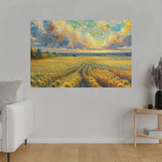 Sunflower Symphony Floral Wall Art Sunflower Painting Canvas