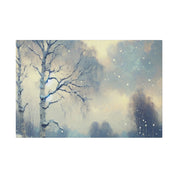 Winter Sky Snowscape Expression Winter Painting Canvas