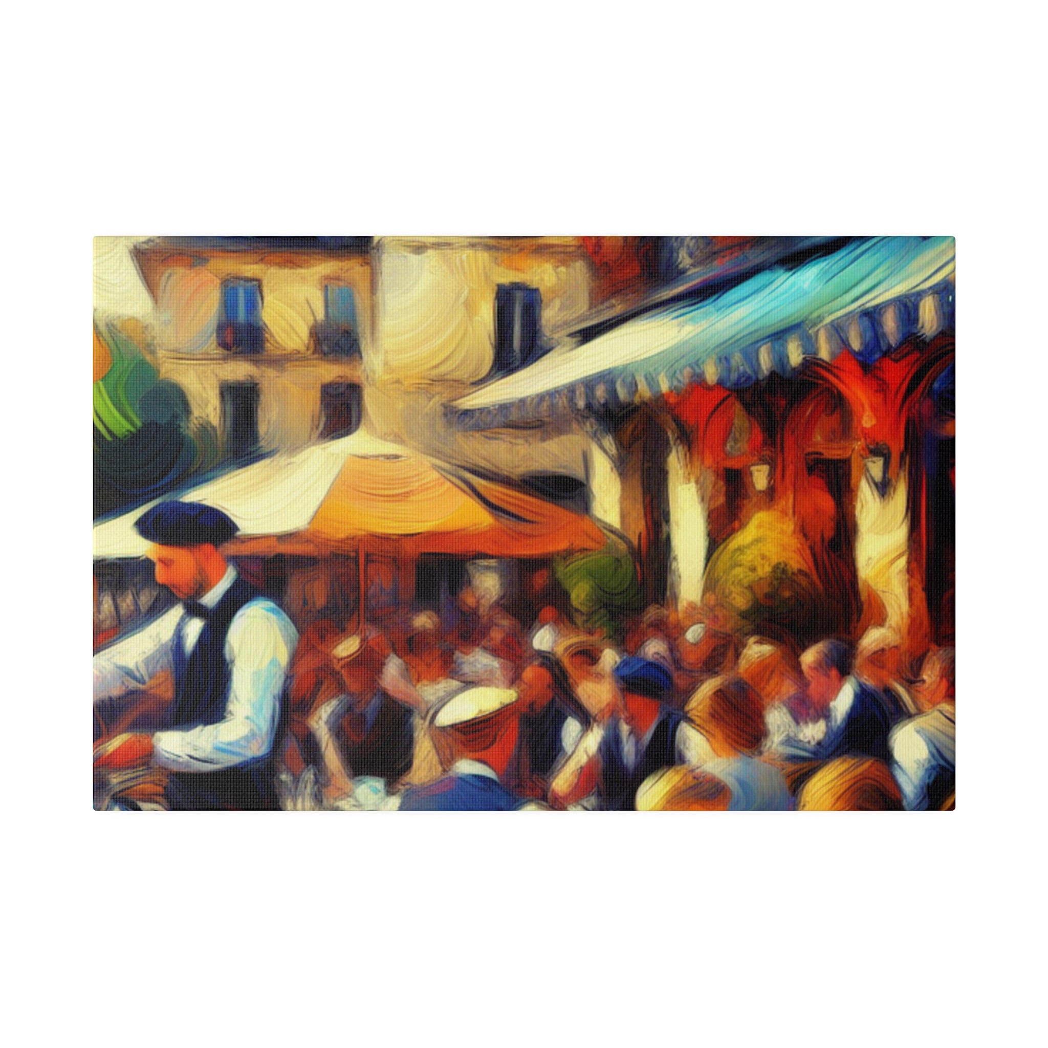 Espresso European Cafe Artwork Canvas