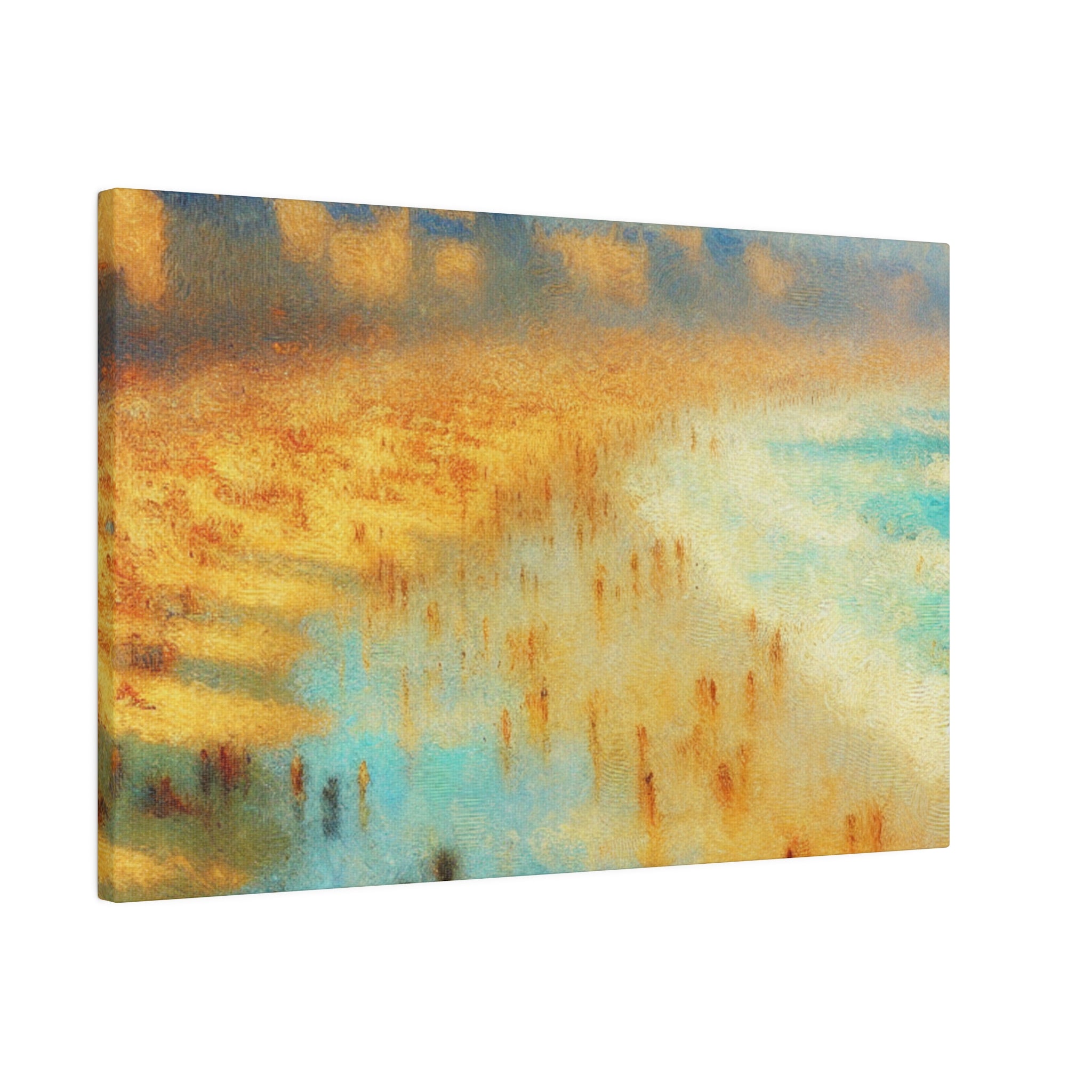 Seaside Reverie Vintage Impressionist Beach Painting Canvas