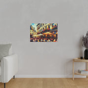 Resplendent Morningscape Mosaic European Cafe Artwork Canvas