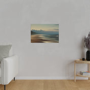 Seashore Muted Tonalism Beach Painting Canvas