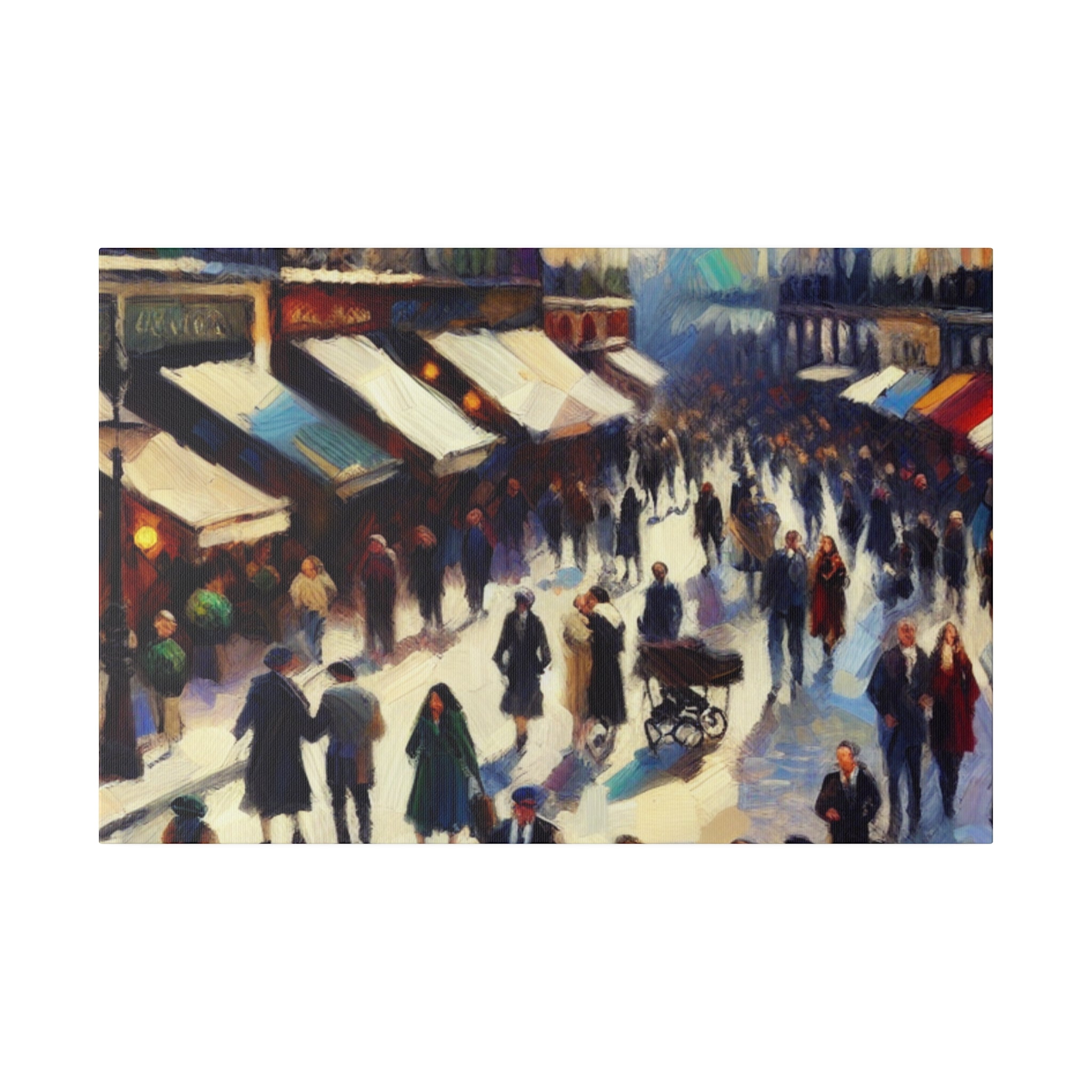 Parisian Mirage French Street Painting Canvas