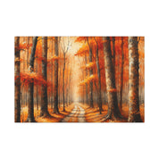Autumn Forest Path Canvas