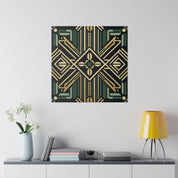 Deco Dazzle Elegance PatternArt Deco Wall Art Canvas