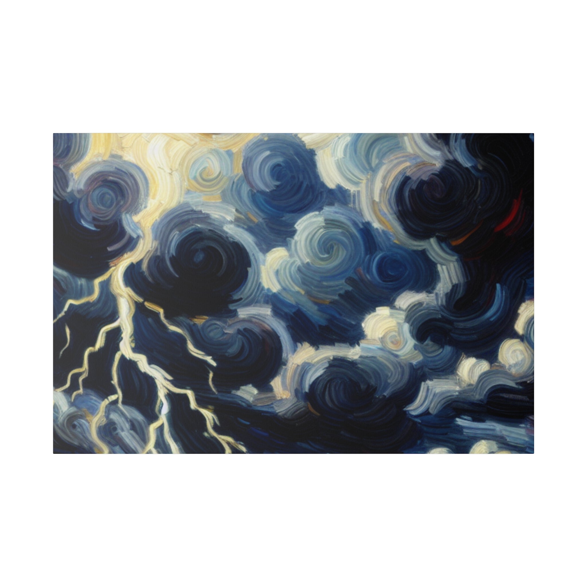 Storm's Ethereal Dance Landscape Painting Canvas