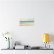 Sunset Serenity: An Ocean Beach Canvas Painting Coastal Wall Art Canvas