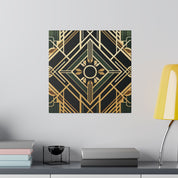 Gatsby Jazz Geometry Art Deco Wall Art Canvas