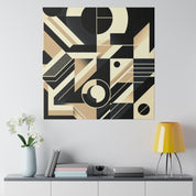 Vivid Geometry A Kaleidoscope of Shape and Color Geometric Painting Canvas