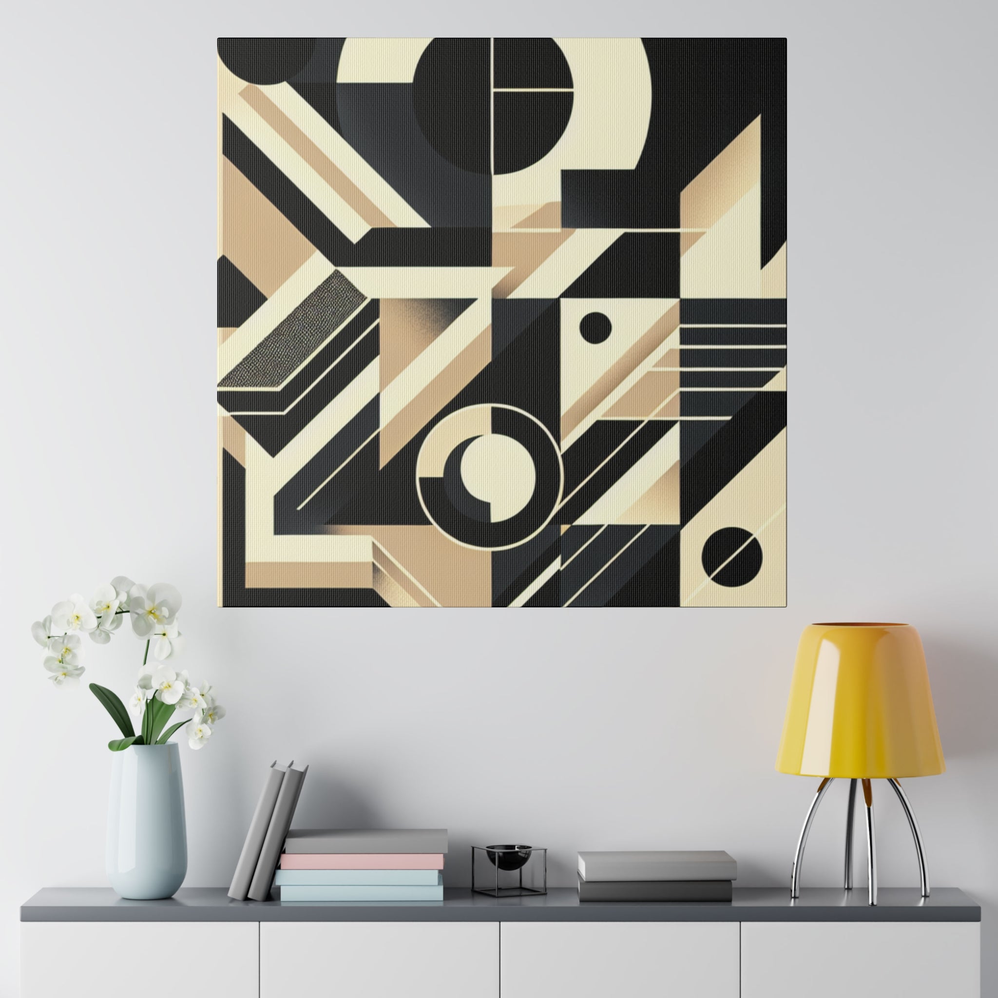 Vivid Geometry A Kaleidoscope of Shape and Color Geometric Painting Canvas