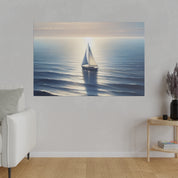 Nautical Embrace Sailboat Painting Canvas