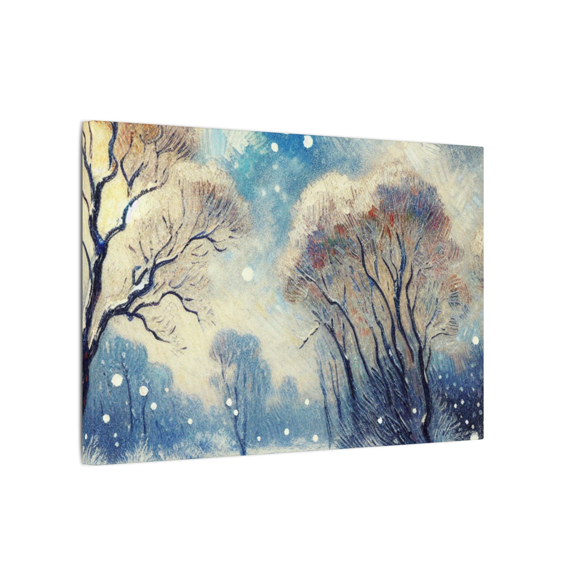 Winter Wonderland Sky Canvas