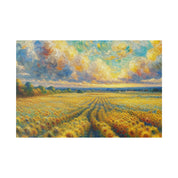 Sunflower Symphony Floral Wall Art Sunflower Painting Canvas