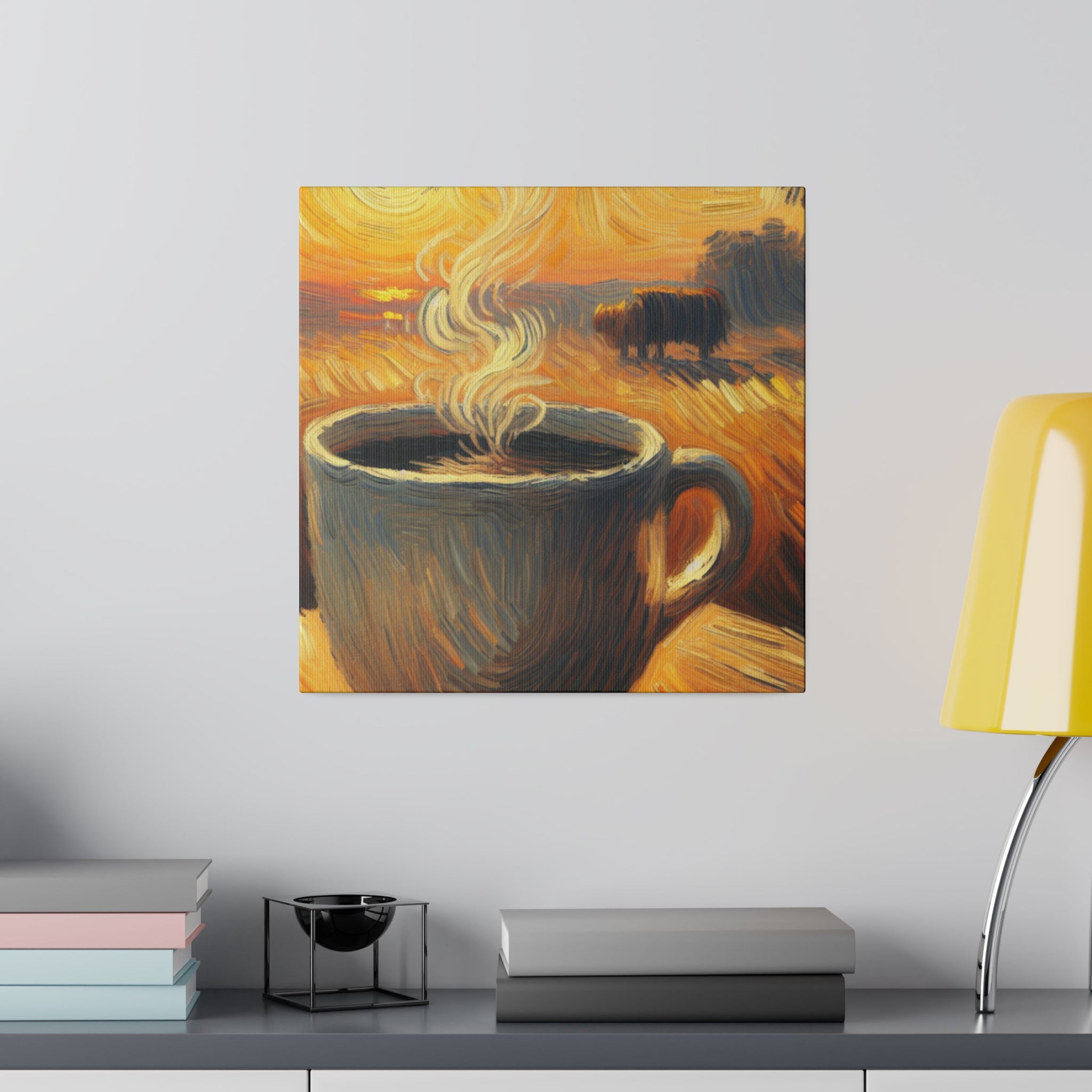 Farmlife Impressionist Countryside Artwork Coffee Painting Canvas